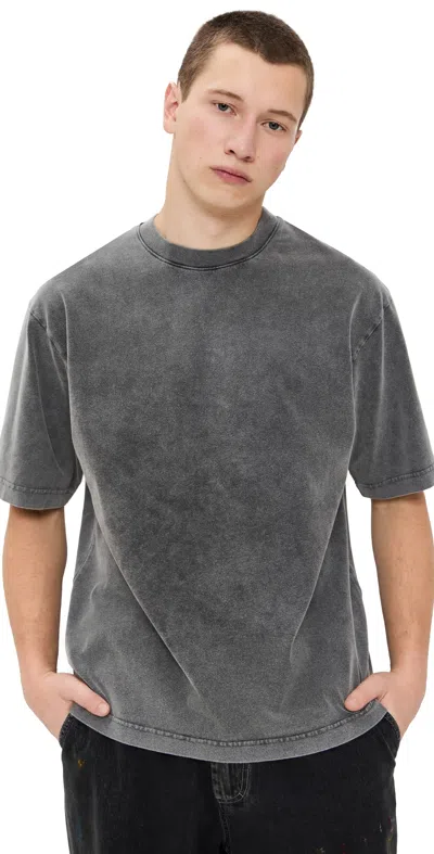 Acne Studios Grey Cotton Clothing T-shirts And Polos In Gray