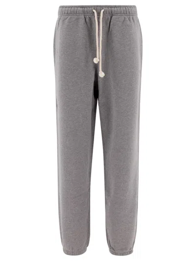 Acne Studios Loose Fit Joggers With Draw In Grey