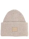 Acne Studios "face" Logo Cap In Neutral