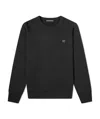 Acne Studios Crewneck Sweatshirt With Subtle Logo Detail In Black