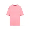 Acne Studios Man T-shirt Pink Size Xl Cotton In Fuchsia
