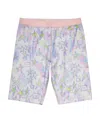 Acne Studios Face-print Tie-dye Shorts In White