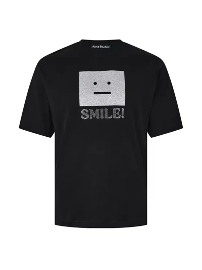ACNE STUDIOS ACNE STUDIOS FACE SMILE OVERSIZE T-SHIRT