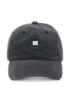 Acne Studios Face Stud Cap In Gray