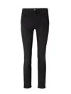 Acne Studios Fade Effect Mid-rise Skinny Jeans In Used Black