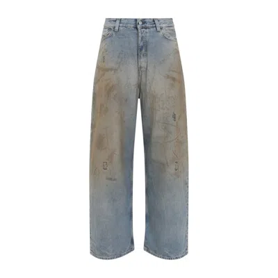 ACNE STUDIOS ACNE STUDIOS FADED BLUE WIDE-LEG JEANS