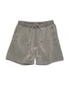 Acne Studios Rego Vintage Cotton Sweat Shorts In Gray
