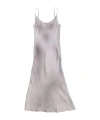 Acne Studios Faded-effect Midi Dress In Gray