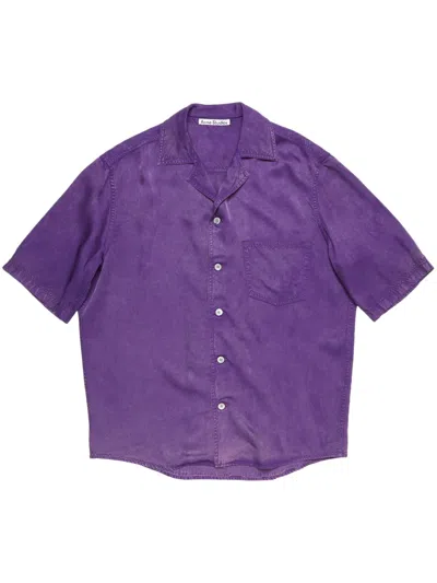 Acne Studios Button-up Shirt In Purple
