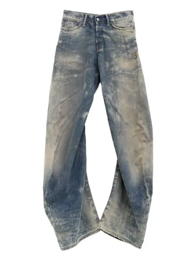 Acne Studios Faded Jeans In Blue
