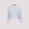 ACNE STUDIOS FADED PINK WOOL PULLOVER