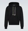 Acne Studios Fairah Hood X M Face Regular Fit Hoodie In Schwarz