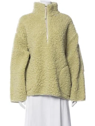 Pre-owned Acne Studios Faux Fur Jacket In Green