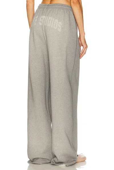 Acne Studios Felin College Sweat Pant In Gray