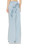 Acne Studios Washed Sweatpants In Blue