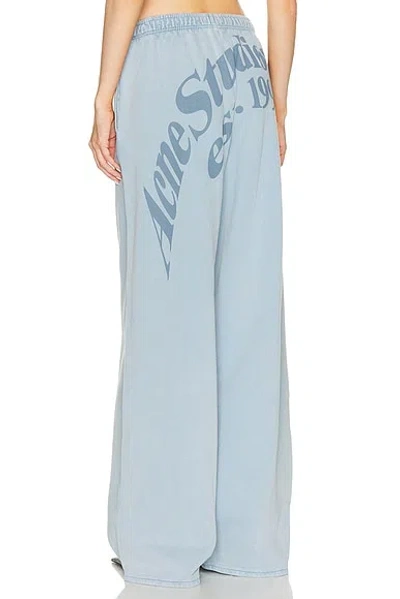 Acne Studios Felin Washed Pant In Blue