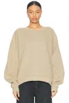 Acne Studios Taupe Faded Long Sleeve T-shirt In Concrete Grey