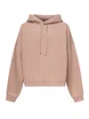 Acne Studios Fester H Cotton-jersey Hoodie In Neutral
