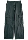 Acne Studios Fine-check Cotton Cargo Trousers