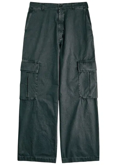 Acne Studios Fine-check Cotton Cargo Trousers