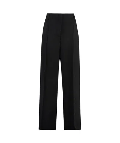 ACNE STUDIOS FINE CUT WOOL-BLENDED TROUSERS
