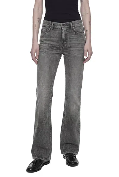 Acne Studios Fitted Jeans 2025f In Gray