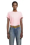 Acne Studios 1996 Fitted Logo T-shirt In Pink