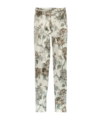 Acne Studios Fitted Printed Trousers In Multi