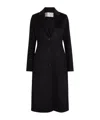 Acne Studios Fitted Wool-blend Coat In Transparent