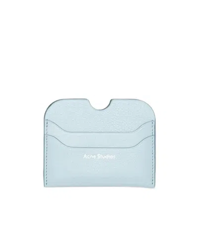 Acne Studios Five-pocket Card Holder In Blue