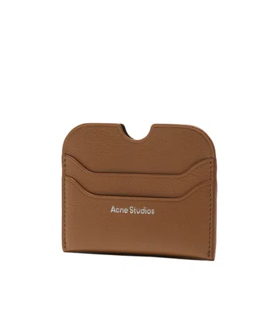 Acne Studios Five-pocket Card Holder In Brown
