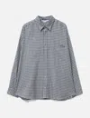 Acne Studios Checked Button-up Shirt In Black