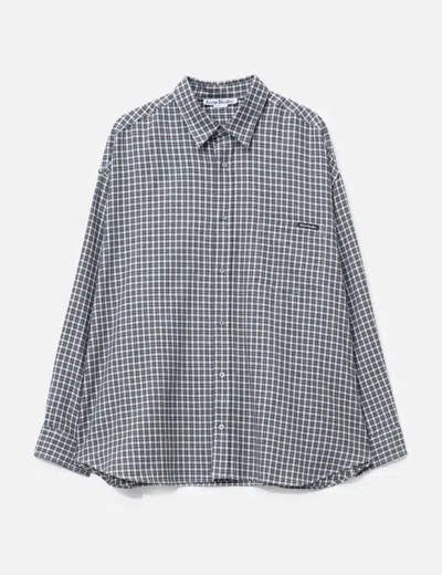 Acne Studios Checked Organic Cotton-flannel Shirt In Multi