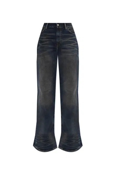 Acne Studios Flared Jeans In Green