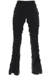 Acne Studios Mid-waist Flared Trousers In Black