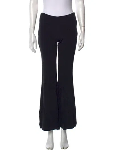 Pre-owned Acne Studios Flared Pants In Black