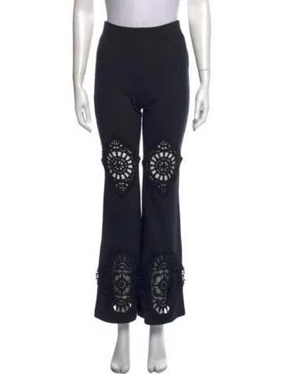 Pre-owned Acne Studios Flared Pants In Black/blue