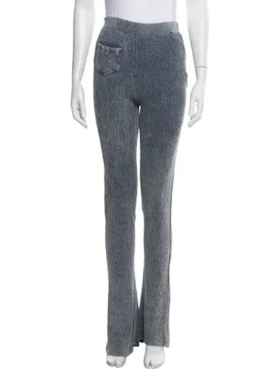 Pre-owned Acne Studios Flared Pants In Blue
