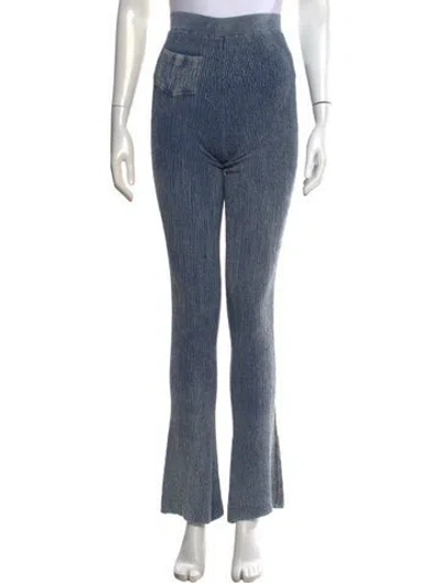 Pre-owned Acne Studios Flared Pants In Blue