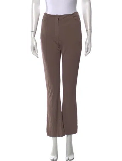 Pre-owned Acne Studios Flared Pants In Brown