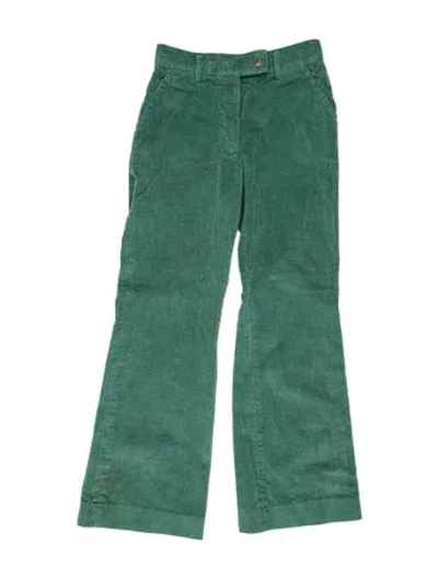 Pre-owned Acne Studios Flared Pants In Green