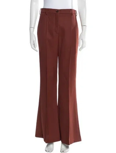 Pre-owned Acne Studios Flared Pants In Orange