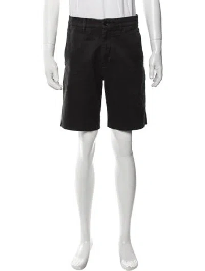Pre-owned Acne Studios Flat Front Shorts In Black