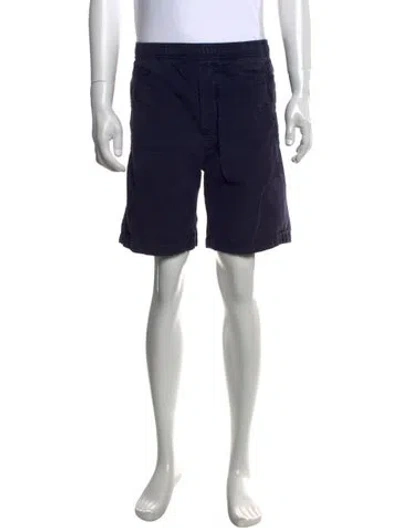 Pre-owned Acne Studios Flat Front Shorts In Blue
