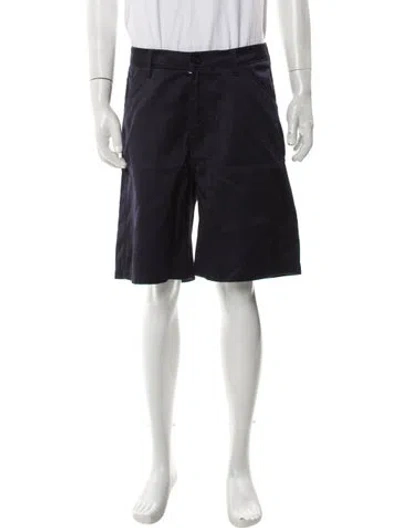 Pre-owned Acne Studios Flat Front Shorts In Gray