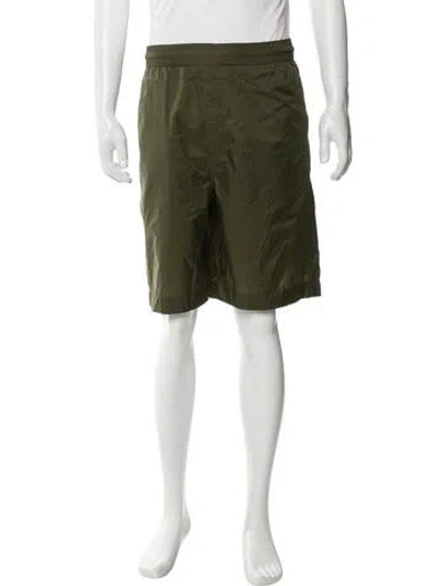 Pre-owned Acne Studios Flat Front Shorts In Green
