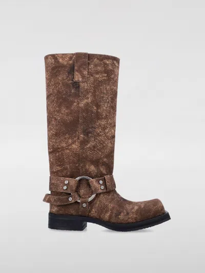 ACNE STUDIOS BOOTS ACNE STUDIOS WOMAN COLOR BROWN,G71042032