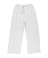 Acne Studios Drawstring Embroidered Track Pants In White
