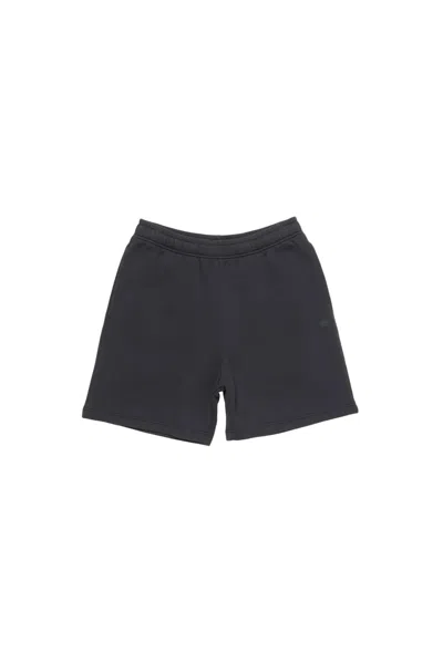 Acne Studios Fleece Shorts In Black