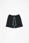 Acne Studios Fleece Shorts In Black